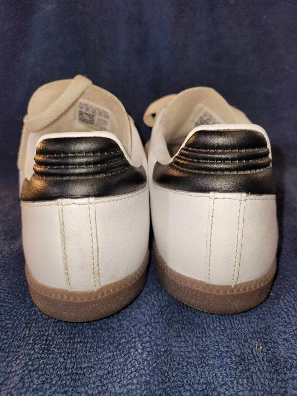 Adidas Samba Classic Men's Size 7 White Black Brown Gum Sneakers IH6001 (#2106)